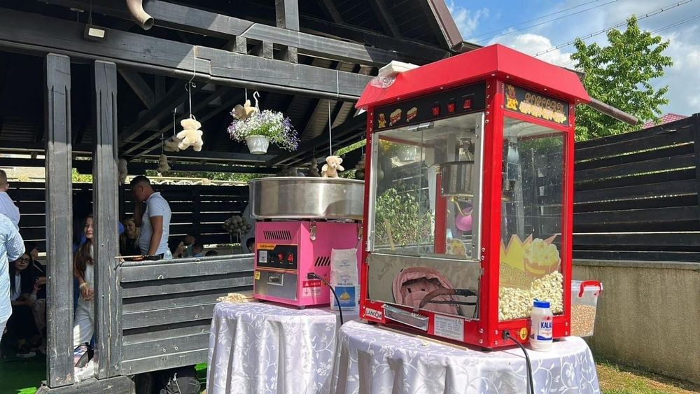 Vată de zahăr și popcorn la evenimente | 500 lei | București–Ilfov
