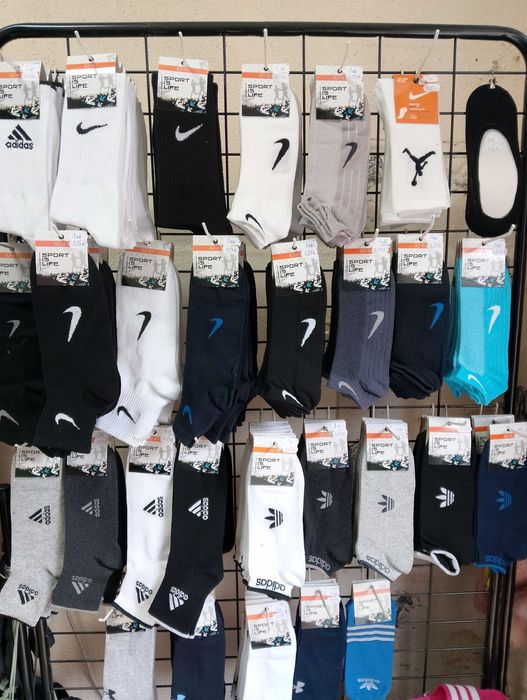 Памучни чорапи nike, adidas