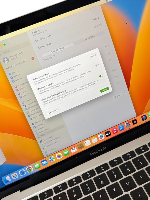 Macbook air 13” 2020 M1 8cores
