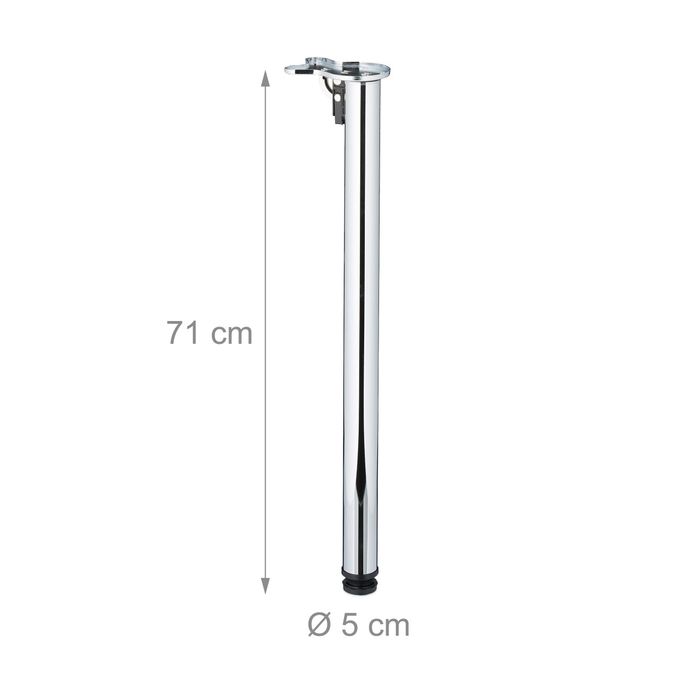 Комплект 4 броя метални  сгъваеми крака за маса  , височина 71 см ф5