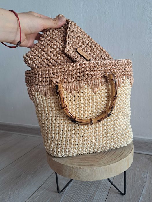 Сет чанта и портмоне ръчна изработка