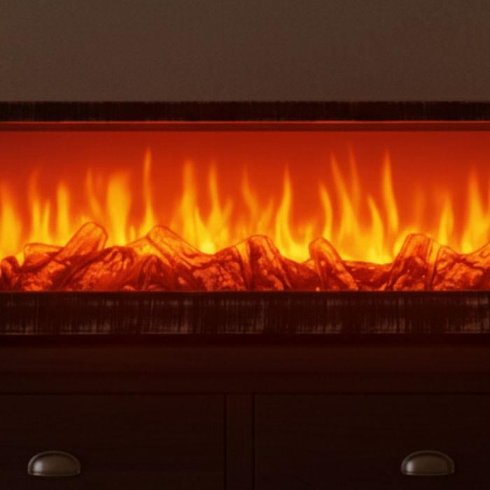 Тип: електрическа изкуствена камина / LED декоративна лампа с пламъчен