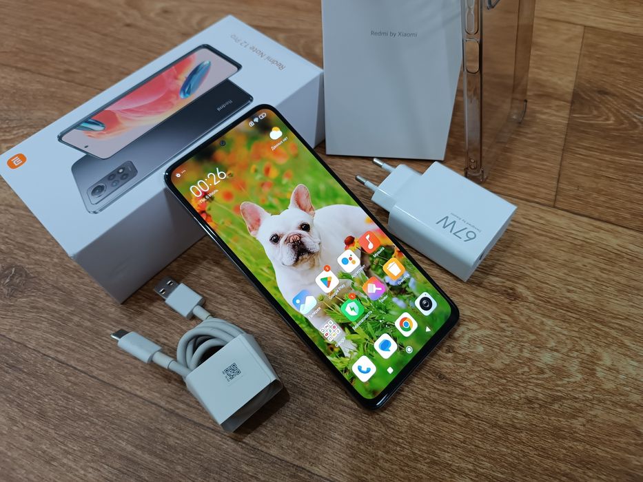 Redmi Note 12 Pro 256ГБ Весь комплект.