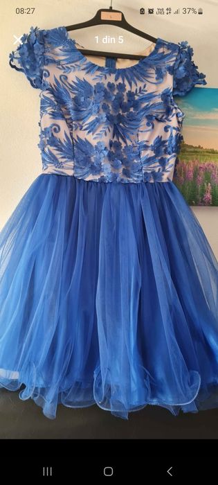 Rochie cu flori 3d