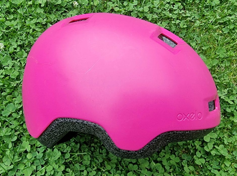 Set Role Roz 34-36 + casca roz reglabila + set protectii Oxelo - Decathlon, ca NOI!