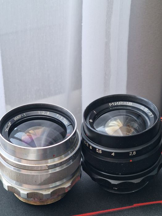 Объектив ссср  мир 1в Юпитер  37а Гелиос 40