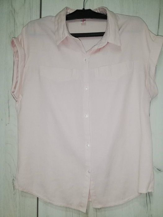 Рубашка светло розовая