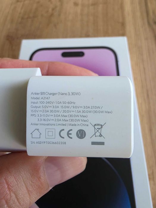 iPhone 14 Pro MAX 256 GB Purple + Зарядно