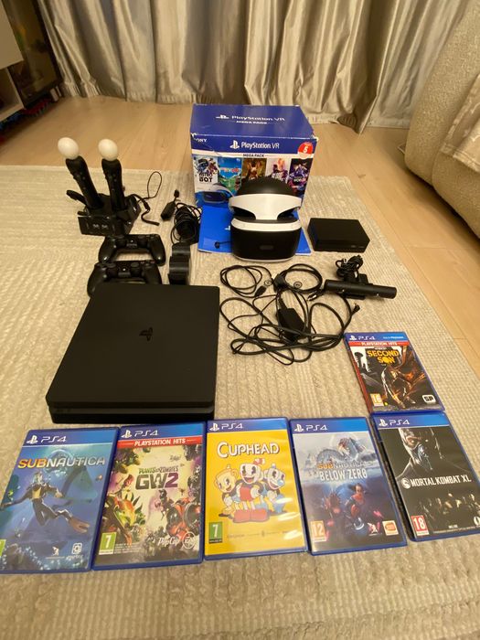 PS 4 1 TB slim +VR + joystik