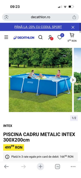 Vand piscina intex