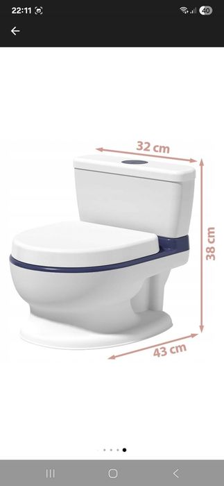 Olita copii in forma de wc .