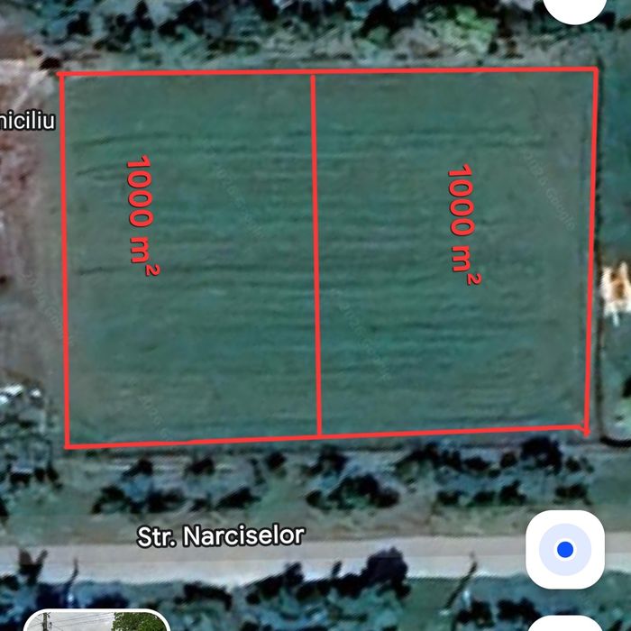 Teren intravilan 1000 m² Olari Arad – utilitati la strada –12€ m² .