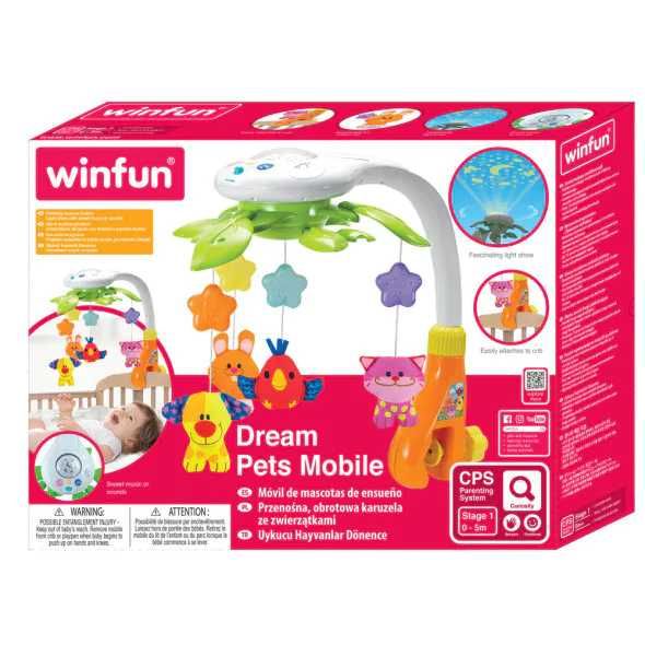 WINFUN Музикална въртележка с лампа прожектор