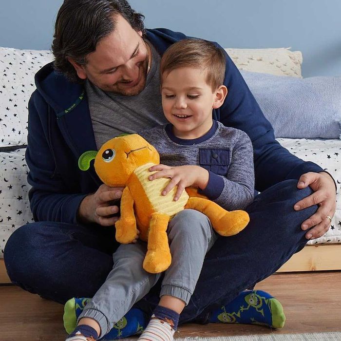 Интерактивна Плюшена играчка със светещо коремче музика - 2 вида