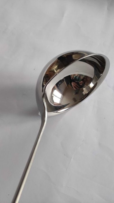 *Rosle*Германия профи черпак от неръждаема стомана 400 мл 48 см