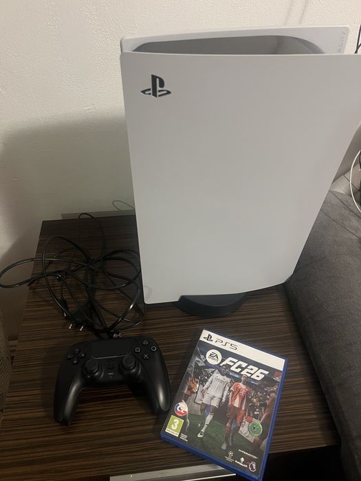Playstation 5 disk edition +  maneta +  Joc Fc26