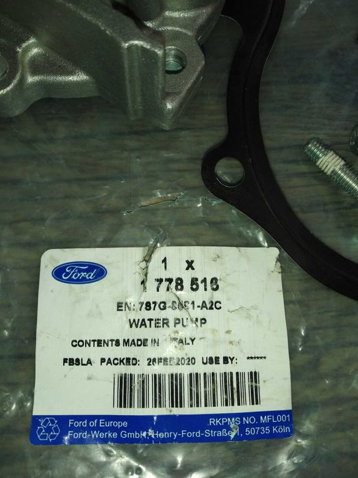 Pompa apa Ford Focus, Fusion, Ecosport, Fiesta