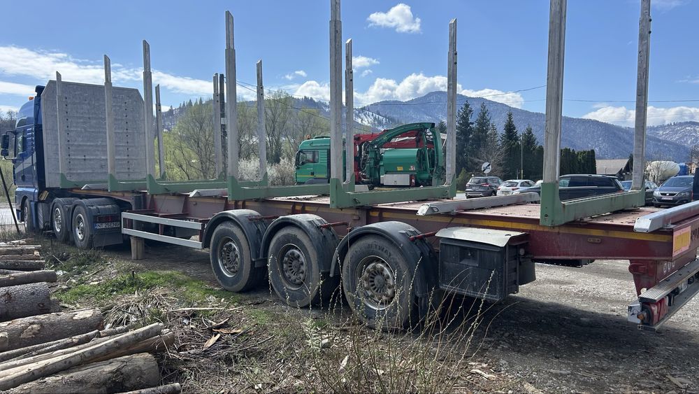 Semiremorca cu racoante