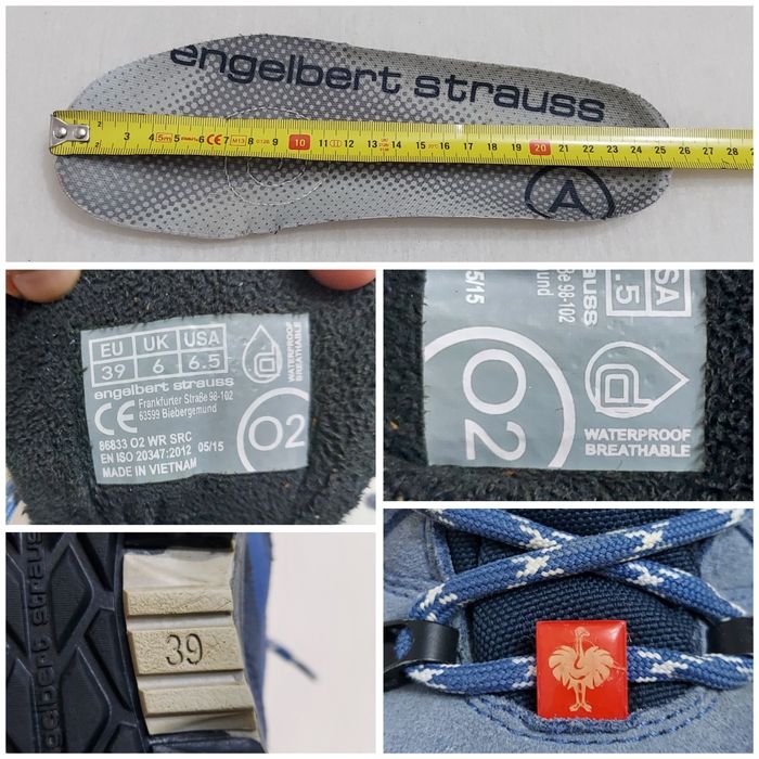 Ghete impermeabile Engelbert Strauss Culio Dryplexx, piele naturală 39