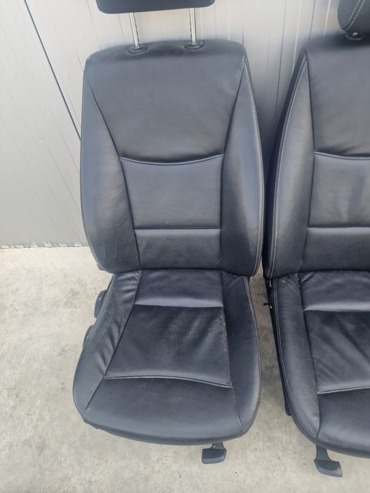 Scaune fata bancheta interior piele neagră cu încălzire bmw x3 f25