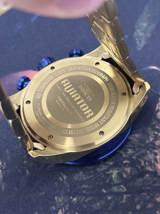 Invicta Aviator Gold