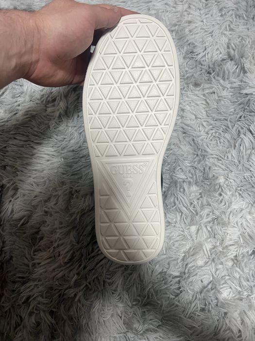 Sneakers GUESS bărbați – mărimea 44, noi – negru cu talpă albă