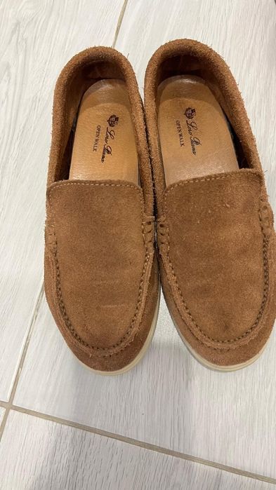 Замшевые лоферы для девочки