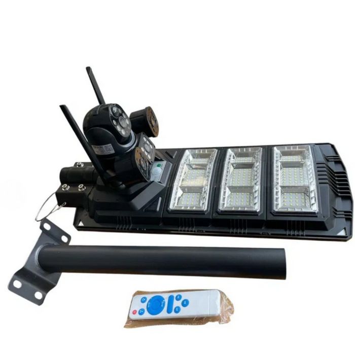 Улична соларна лампа и Smart камера за видеонаблюдение 2 в 1