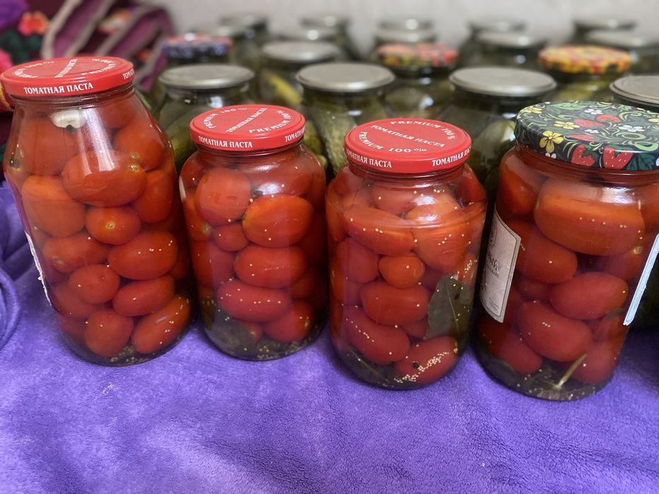 Очень вкусные помидоры.