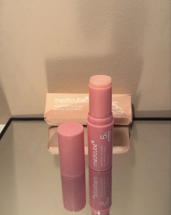 balsam stick pink collagen medicube