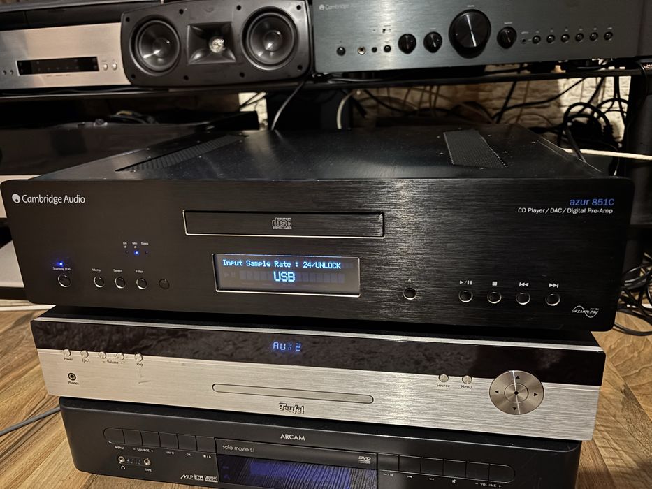 Cambridge Audio AZUR 851C Upsampling 24-bit/384kHz DAC / CD / Digital Pre-Amplificator High-End Preț de MAGAZIN 2000$ 10Kg