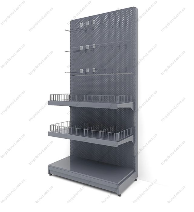 Oziq Ovqat Marketlar Uchun Temir Stellaj Temir Polkalar Vitrina