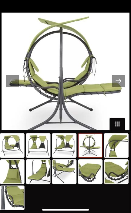 Balansoar dublu verde