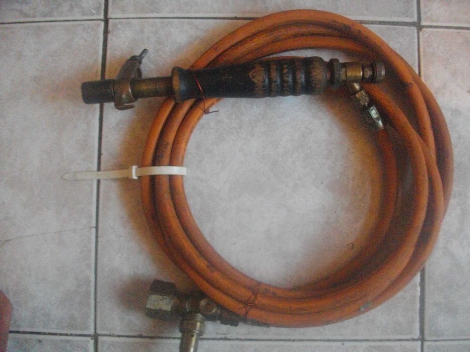 Газови Горелка Маркуч Вентил-Старо Качество/ Редуцир Вентил Газов-Герм