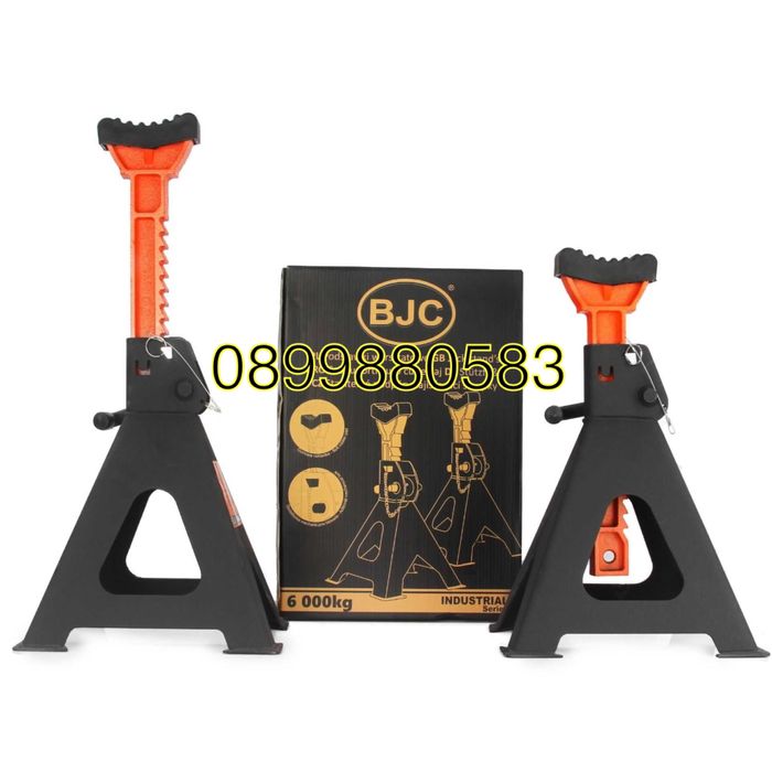 Комплект 2бр подпорни стойки 6т с гумени подложки и защита BJC