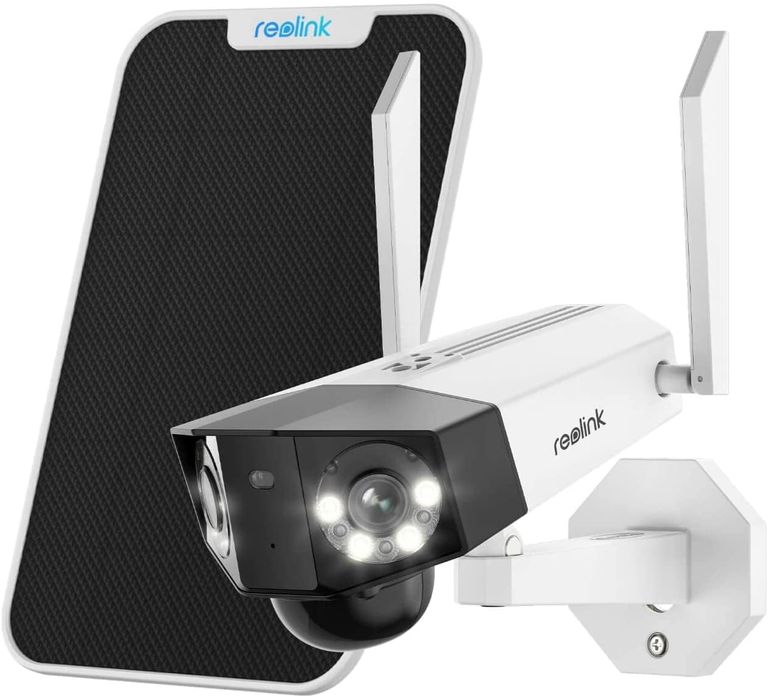 Camera de supraveghere Reolink DUO 4G cu panou solar