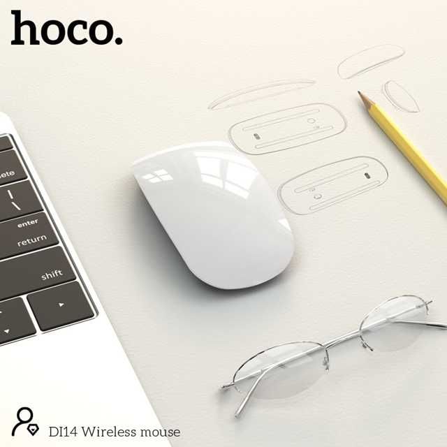 Hoco DI14 Wireless Magic Mouse Беспроводная перезаряжаемая мышь BT5.0v
