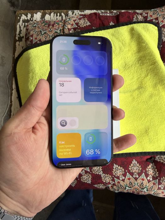 iphone air 256g yomkost 100% 85 ta sikl karopka bor oqip qlila