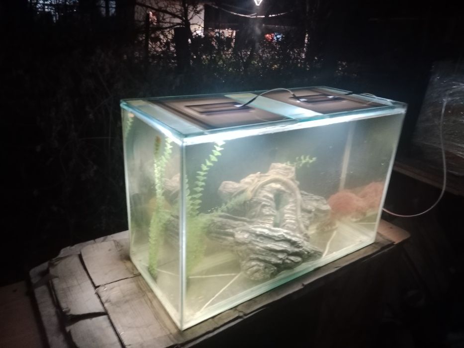 Аквариум 150л + бонусы и рыбки.