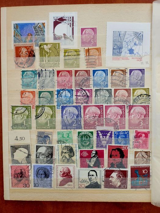 Clasor timbre 12 pagini,  Germania.