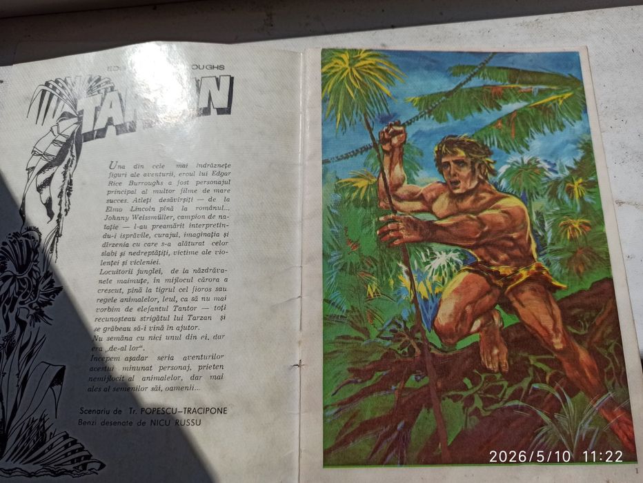 carte Benzi Desenate 1973 -TARZAN