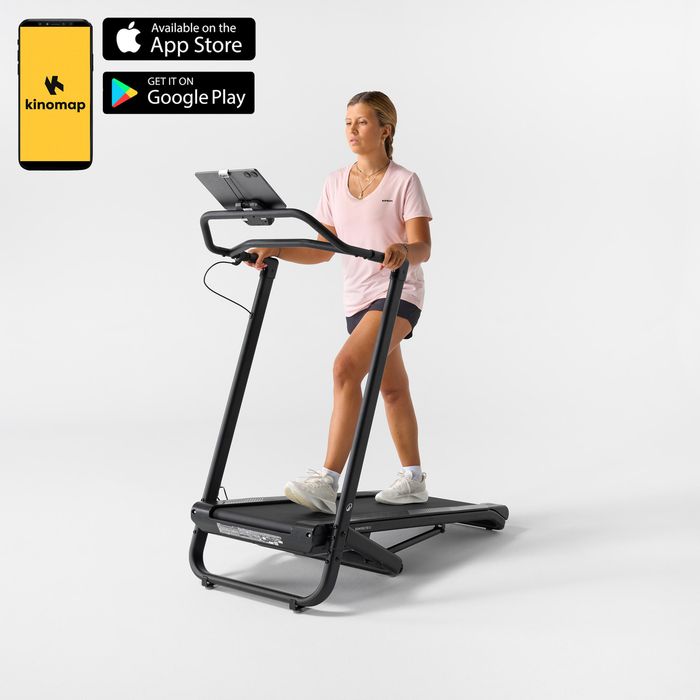 Bandă de mers pliabilă, Ts100, garanția - produs resigilat Decathlon