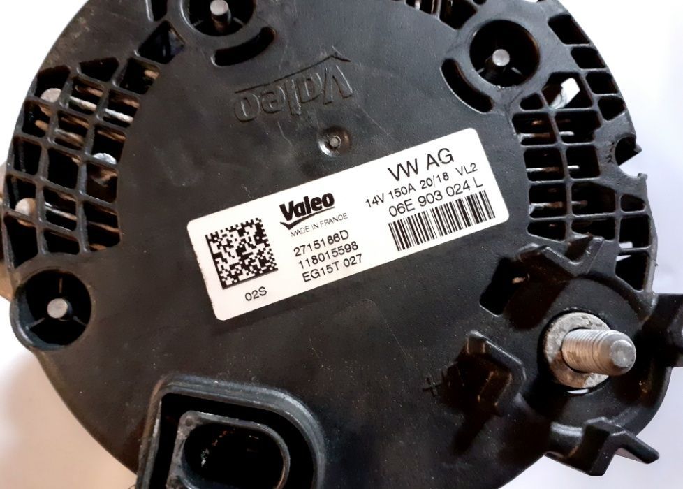 Alternator SKODA, AUDI, VW 2.0 TDi 04L903024A