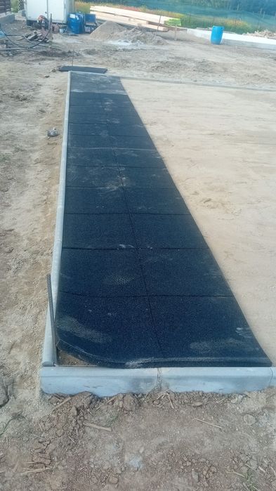 Pavele de cauciuc, amenajare spatii verzi, terase,  locuri de joacă