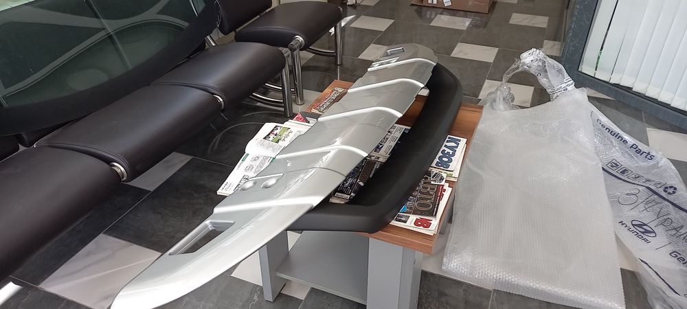 Накладки бампера touareg NF