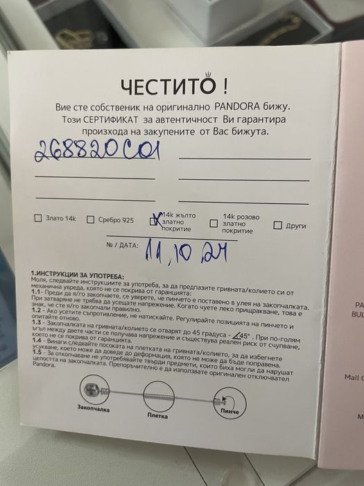 Обеци Пандора нови