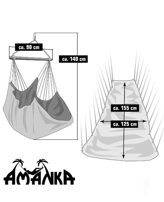 Висящ стол хамак Amanka