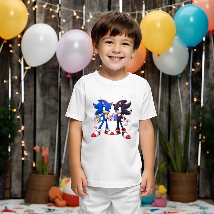 Детски тениски, Рожден ден, Соник, Sonic
