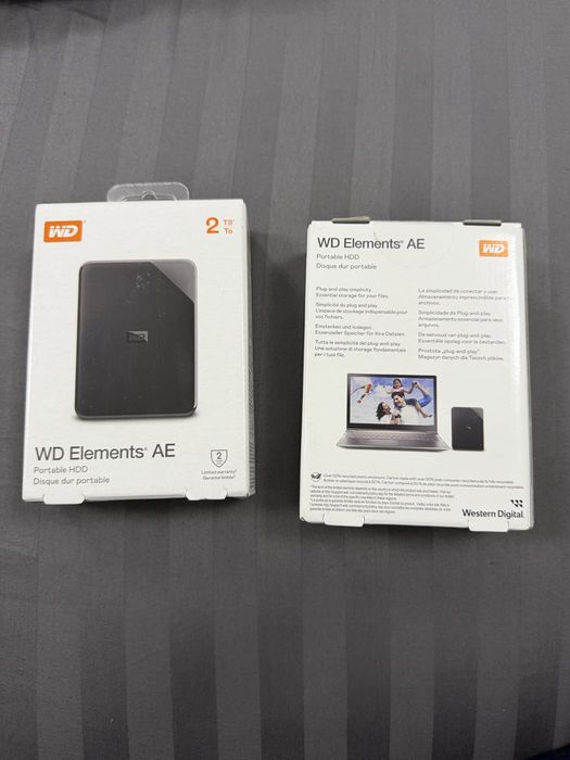 Hard Disk Extern Western Digital Elements AE (WD Elements AE), de 2 TB, portabil