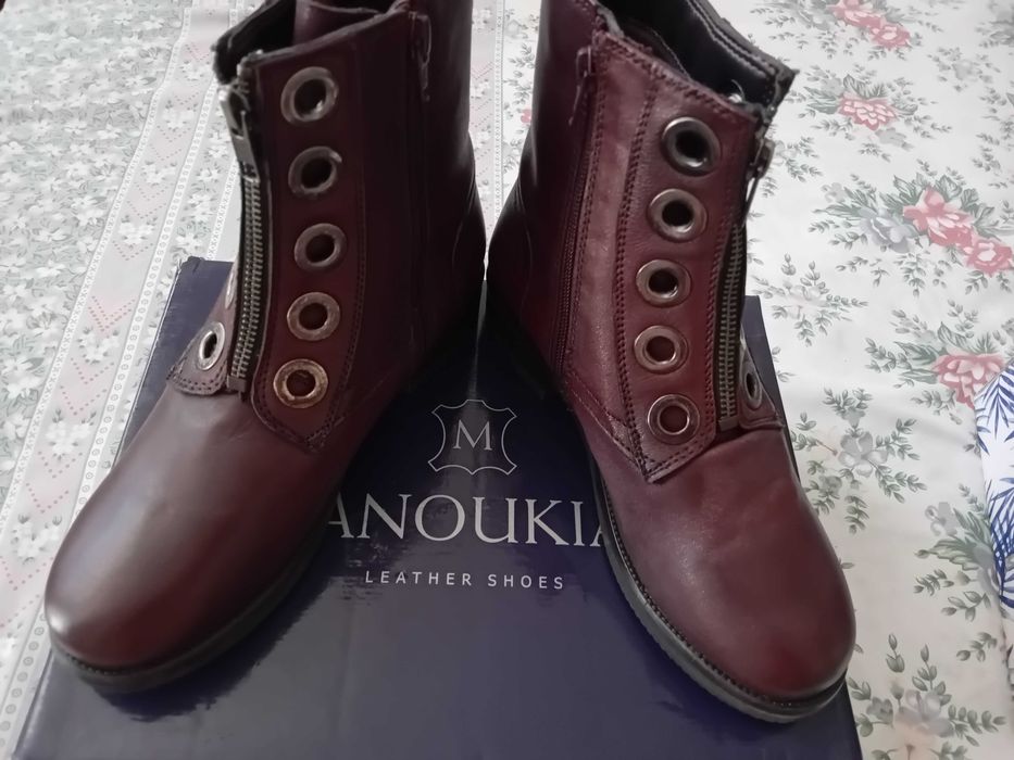 Нови естествена кожа боти N39